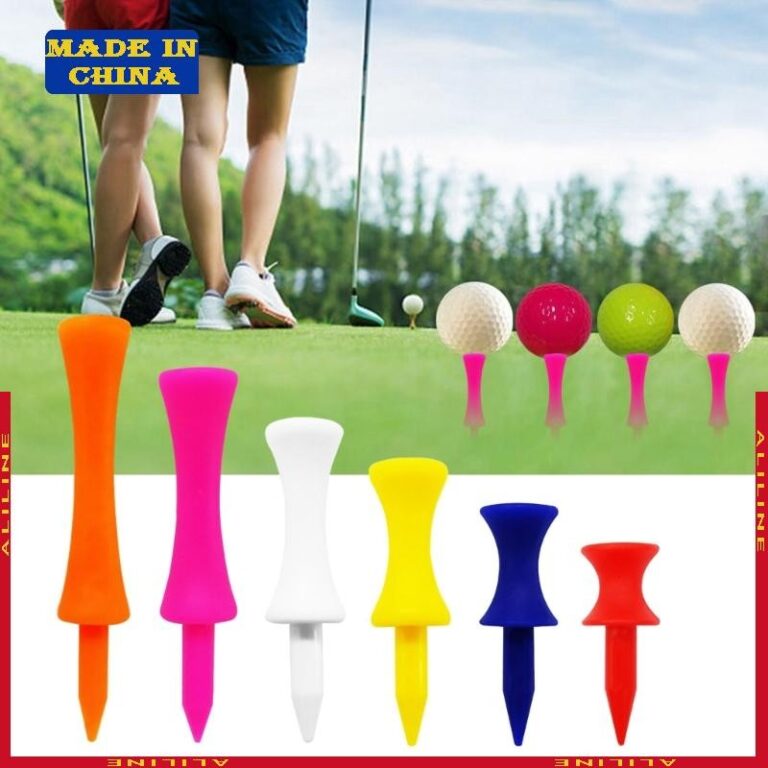 50Pcs Golf-Tees Step Down Inquebrável Reutilizáv