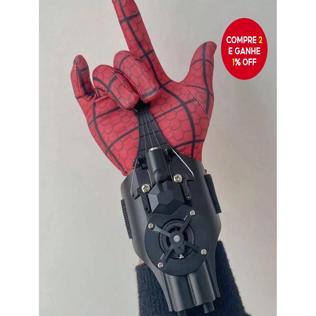 Conjunto De Lançador De Aranha Com Enrolamento Automático E Ventosas Criativos Presentes De Aniversá