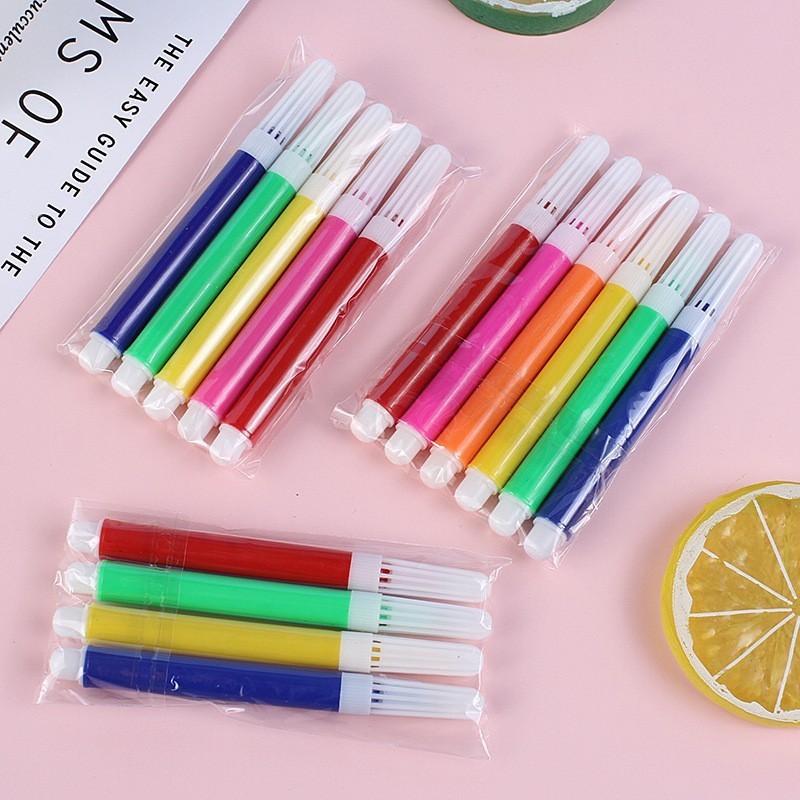Kit Canetinhas Aquarela Infantil – Canetas Coloridas para Desenho e Grafite – Brinquedo Educativo