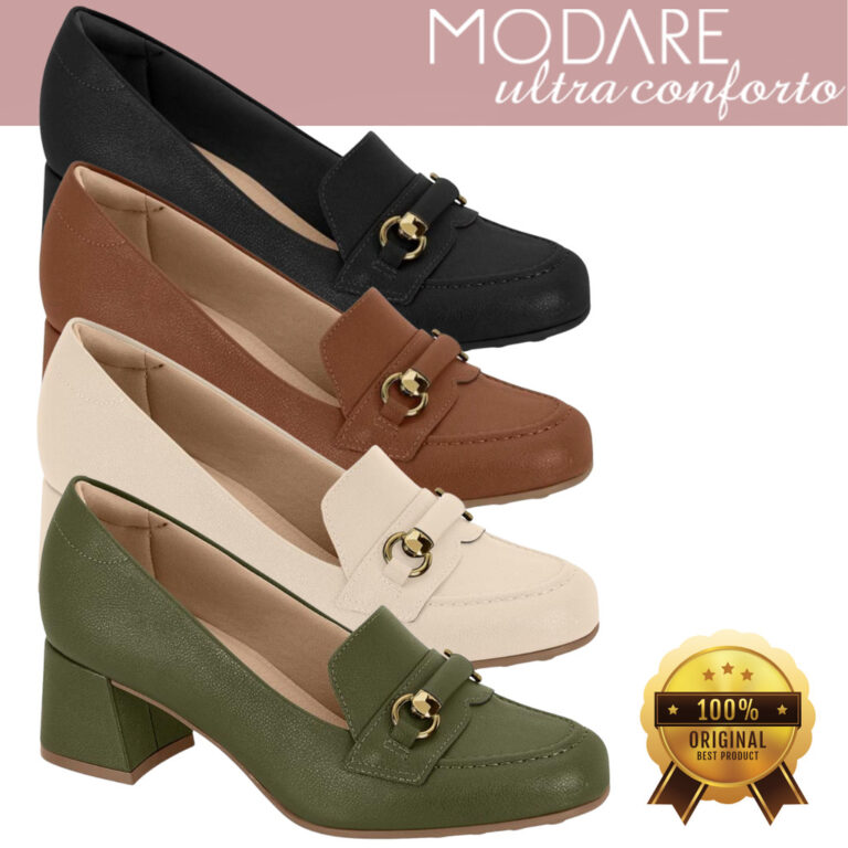 Sapato Modare Ultraconforto Feminino Napa Salto Bl