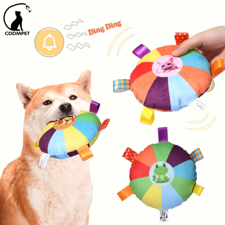 Cão Frisbee Brinquedo De Pelúcia Som Interativo 