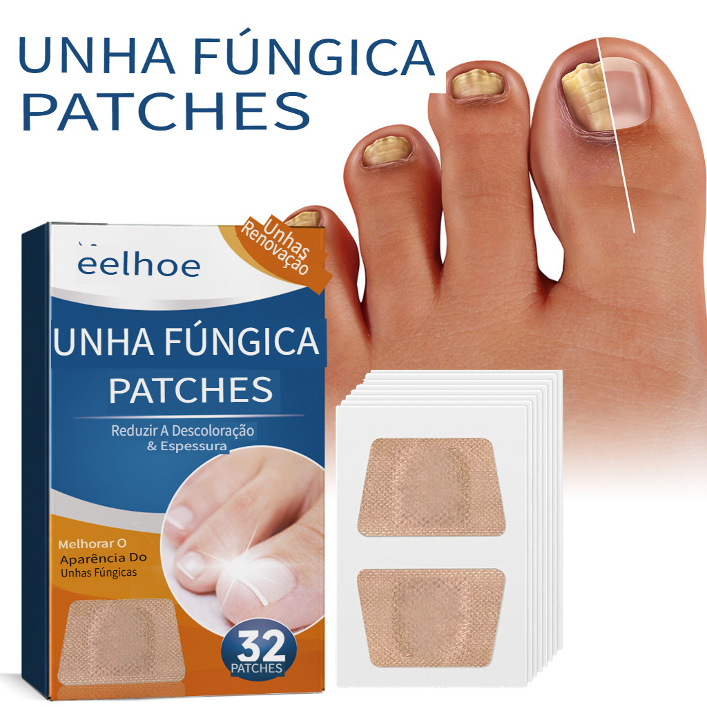 [Entrega 24 horas]50 Peças Adesivos para Cuidados com Unhas – Auxiliar no Tratamento de Onicomicose