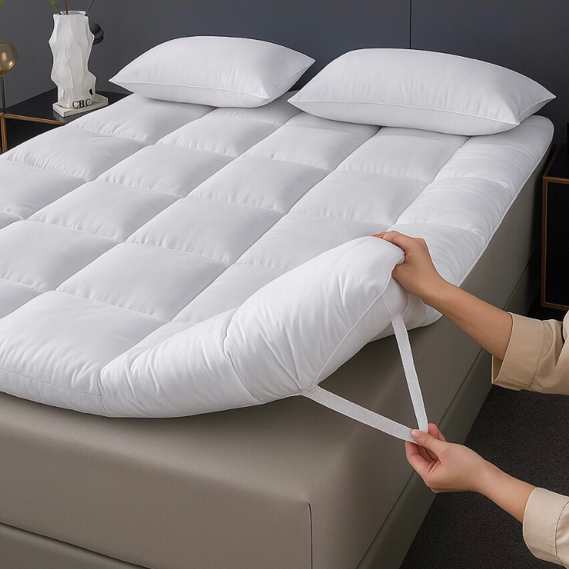 Pillow top cama solteiro , casal , Queen e king  box protetor de colchão macio toque de pluma várias