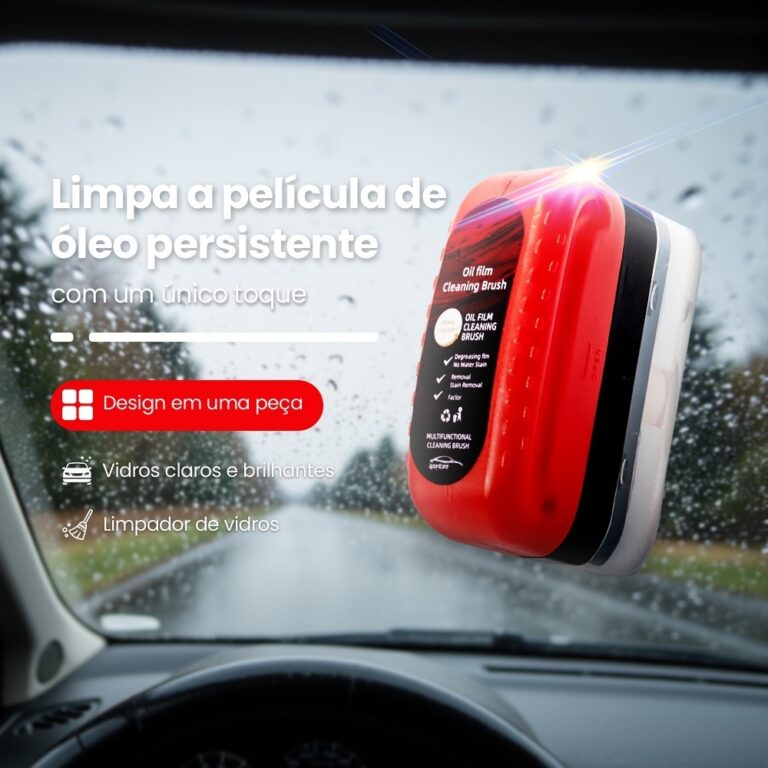 Esponja de limpeza de vidro de carro 120ml, escova