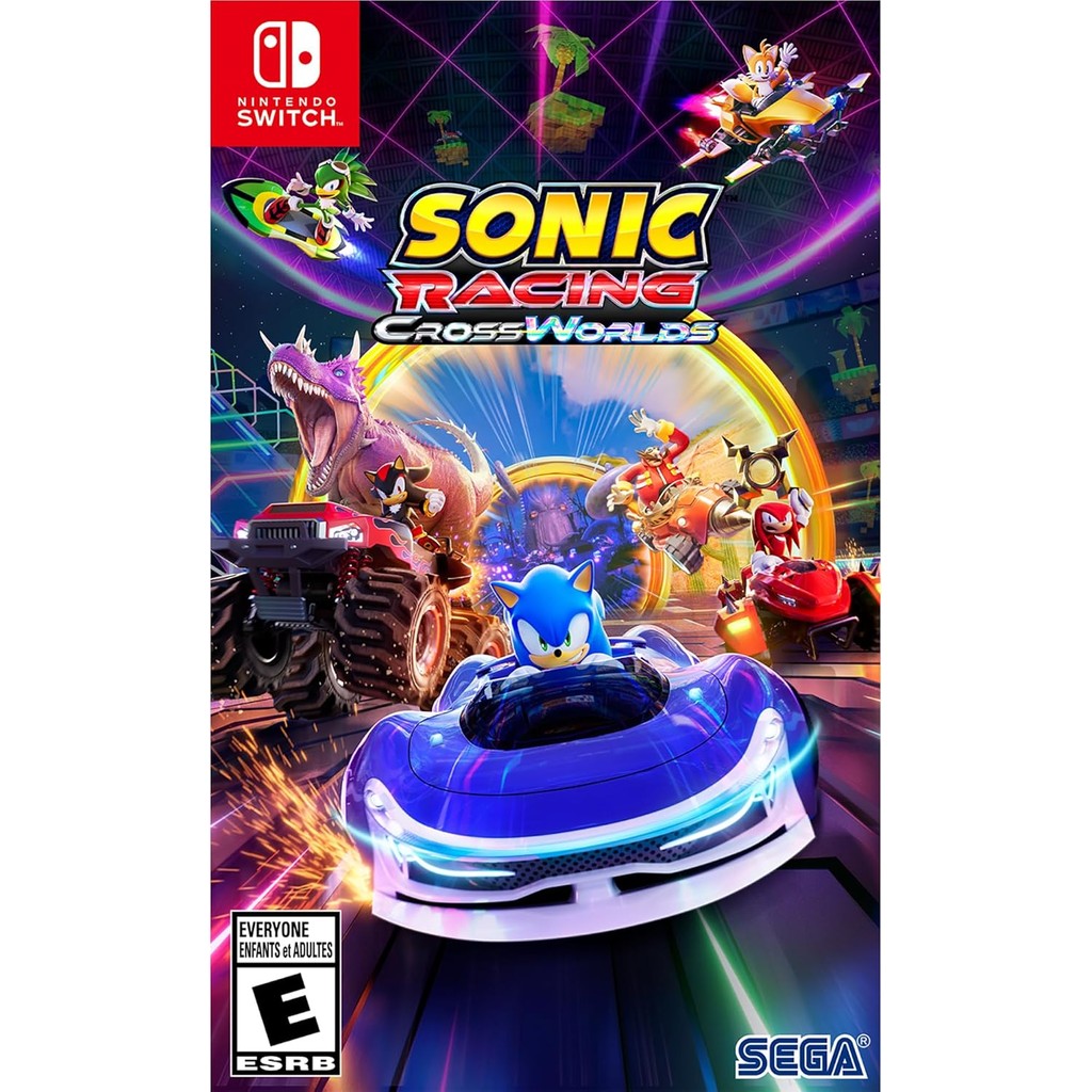 Sonic Racing CrossWorlds Launch Edition Switch Midia Fisica