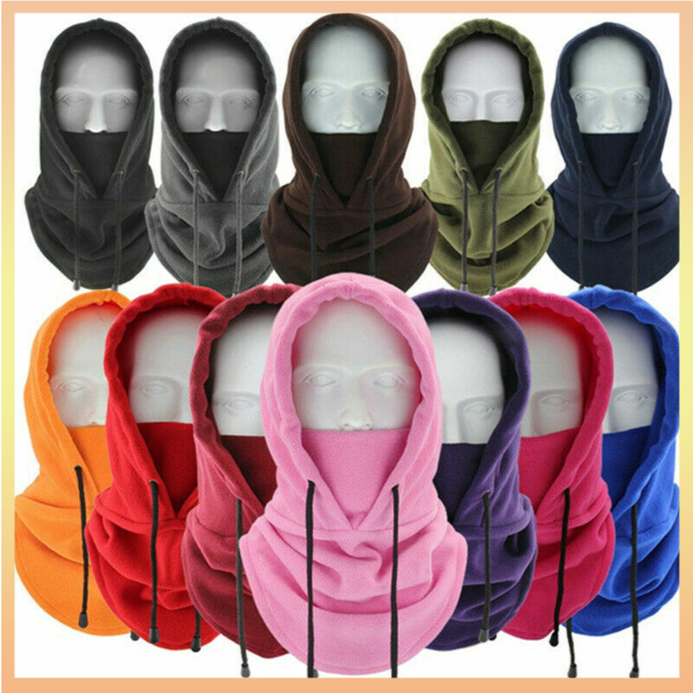 Cachecol com capuz e boné para esportes, máscara unissex para frio, gorro peludo.