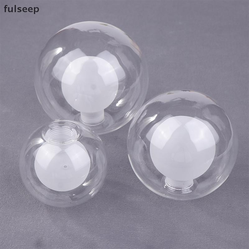 [fulseep] Em G9 Globe Glass Shade Substituição Transparente Branco D80mm D100mm D120mm Fitter Abertu
