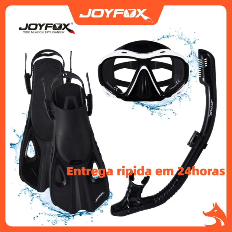JOYFOX Kit Mergulho Máscara Respirador Snorkel Pr