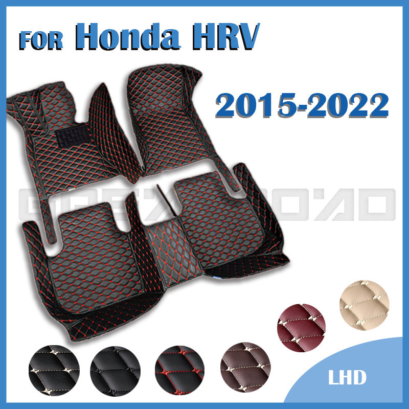 Tapetes De Carro Adequado Para Honda HRV 2015-2022 Almofadas De Pé Personalizadas Capa De Tapete Ace