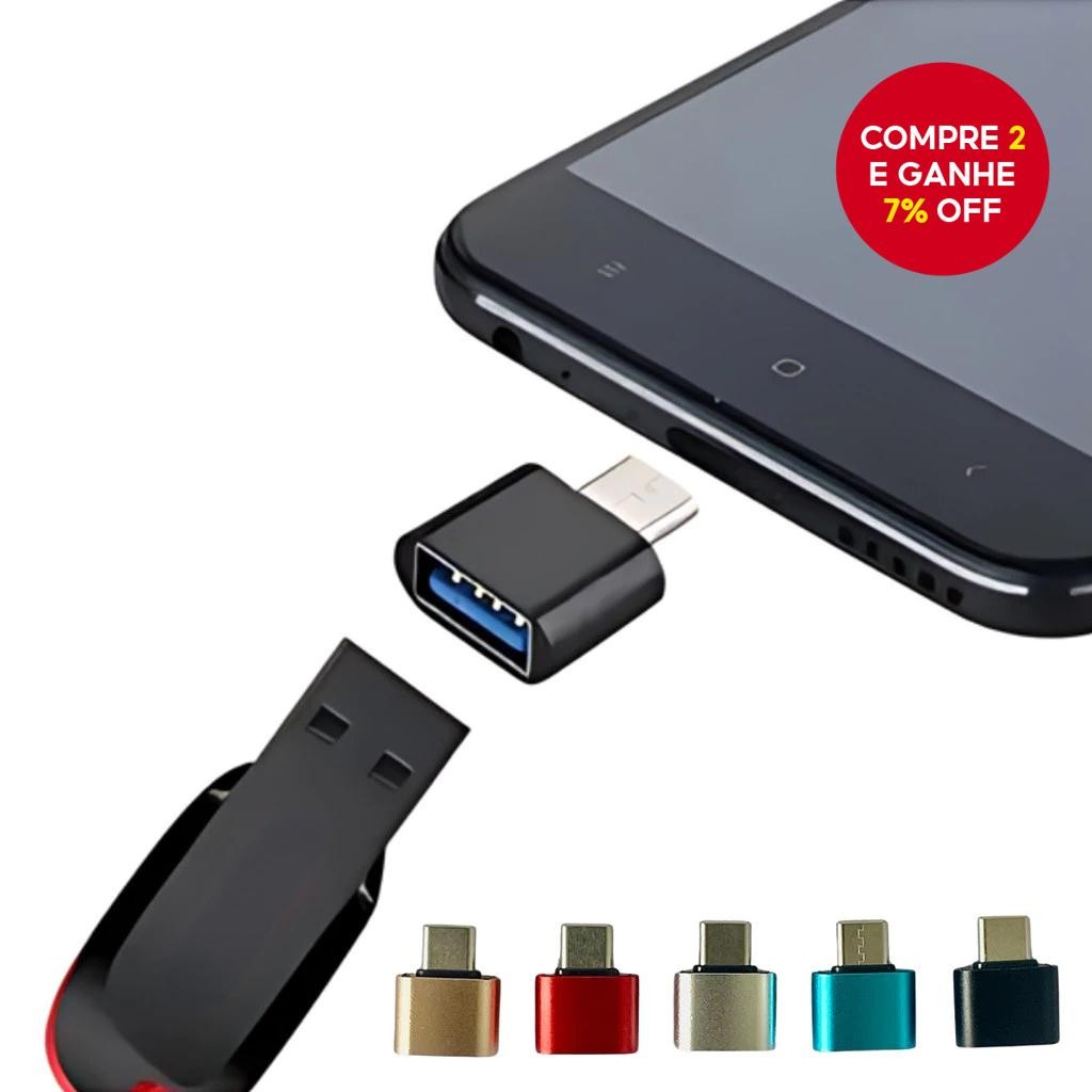 Adaptador Tipo C Macho Para USB3.0 Fêmea 1 Unidade De Alta Velocidade  Transferência De Dados Telefo