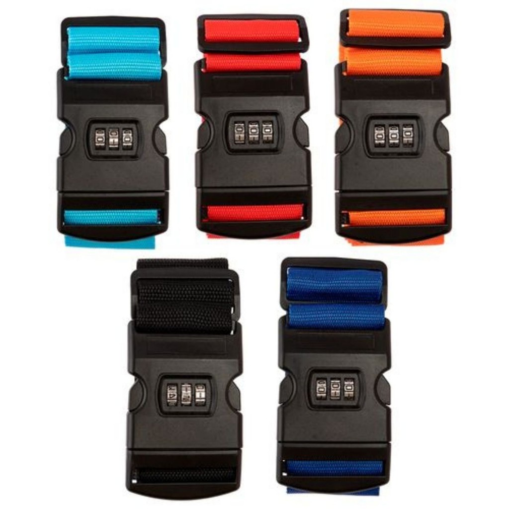 Cinta Fita Para Mala De Viagem Ajustável Com Senha Segurança