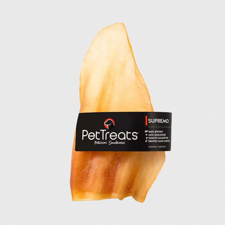 Orelha Bovina Supremo Para Cães PetTreats 1 Unida