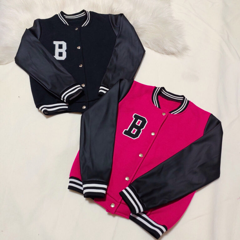 Jaqueta infantil bomber colegial blusa moletom col