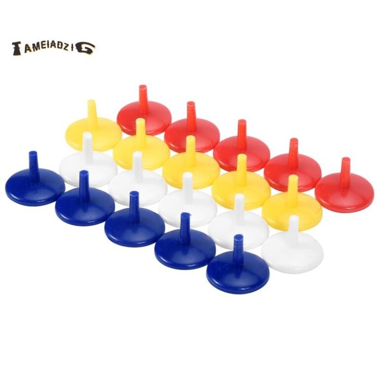 50 PCS Marcador De Bola De Golfe 18mm Cor Aleatór