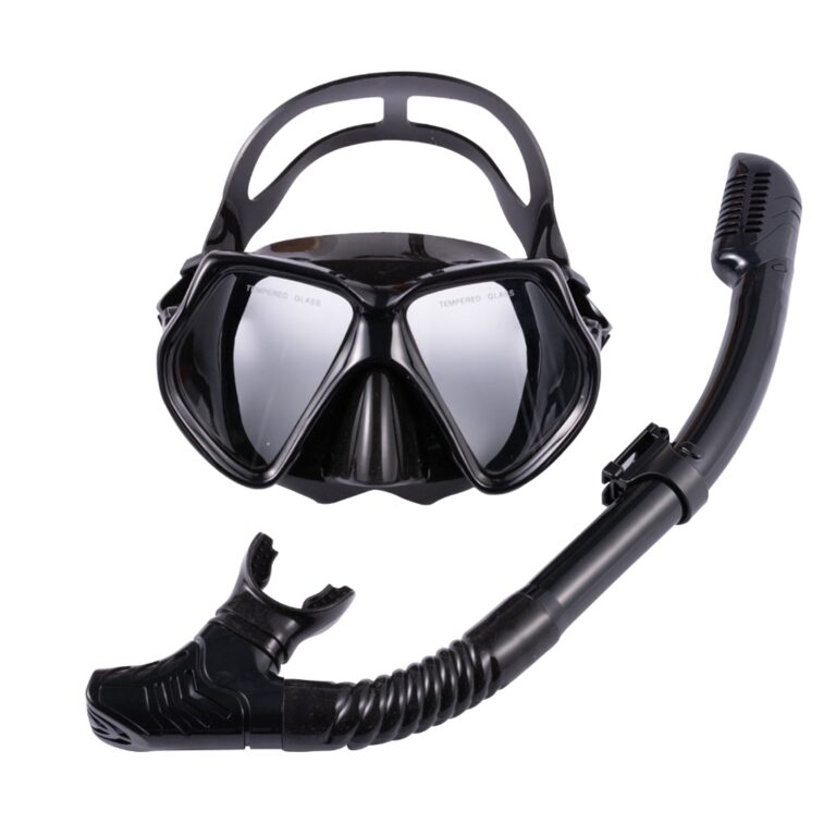 Máscara de Mergulho Antiembaçante e Snorkel para