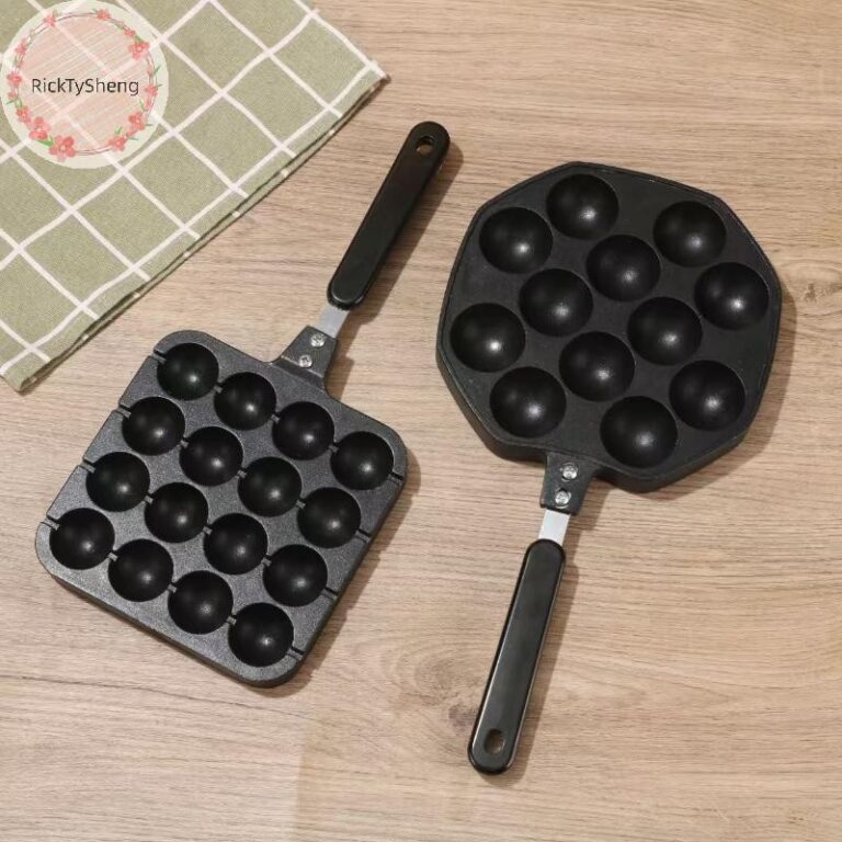 RTS Takoyaki Pan Molde Fabricante Frigideira Liga 