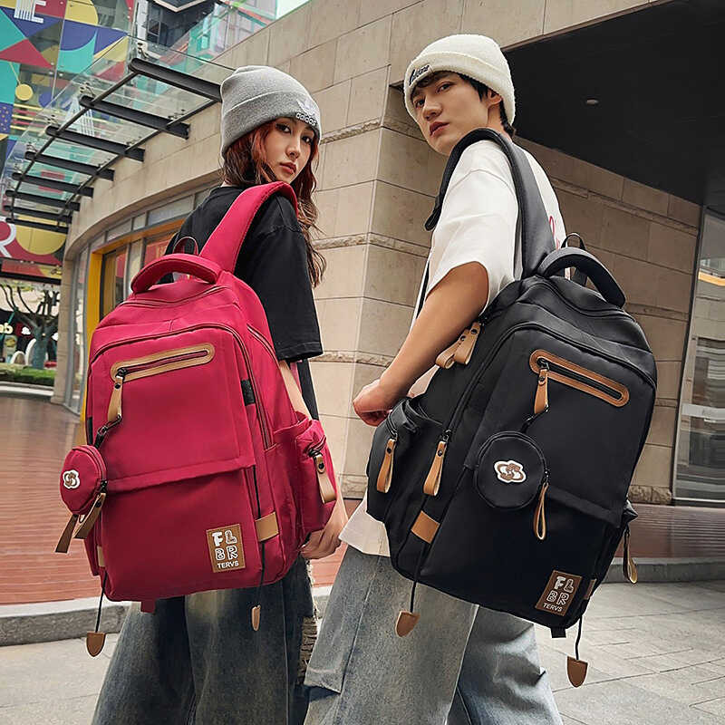 Mochila escolar masculina para estudantes do ensino médio 2025 Mochila de grande capacidade para est