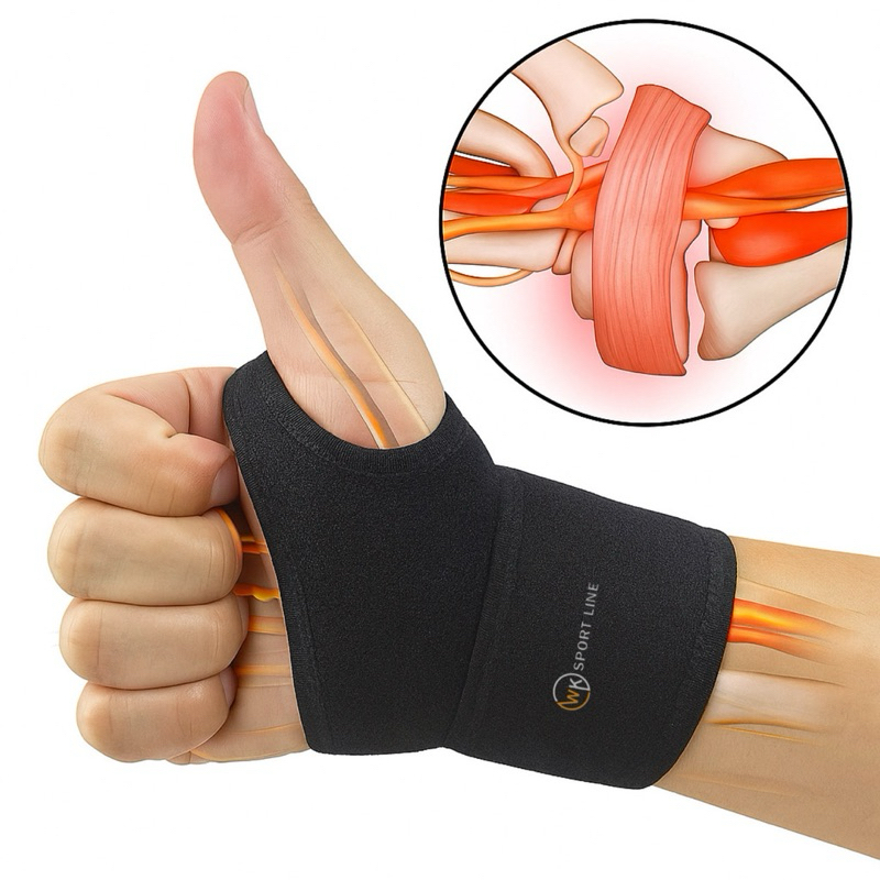 kit 2 Munhequeira ortopédica Ajustável Compressão