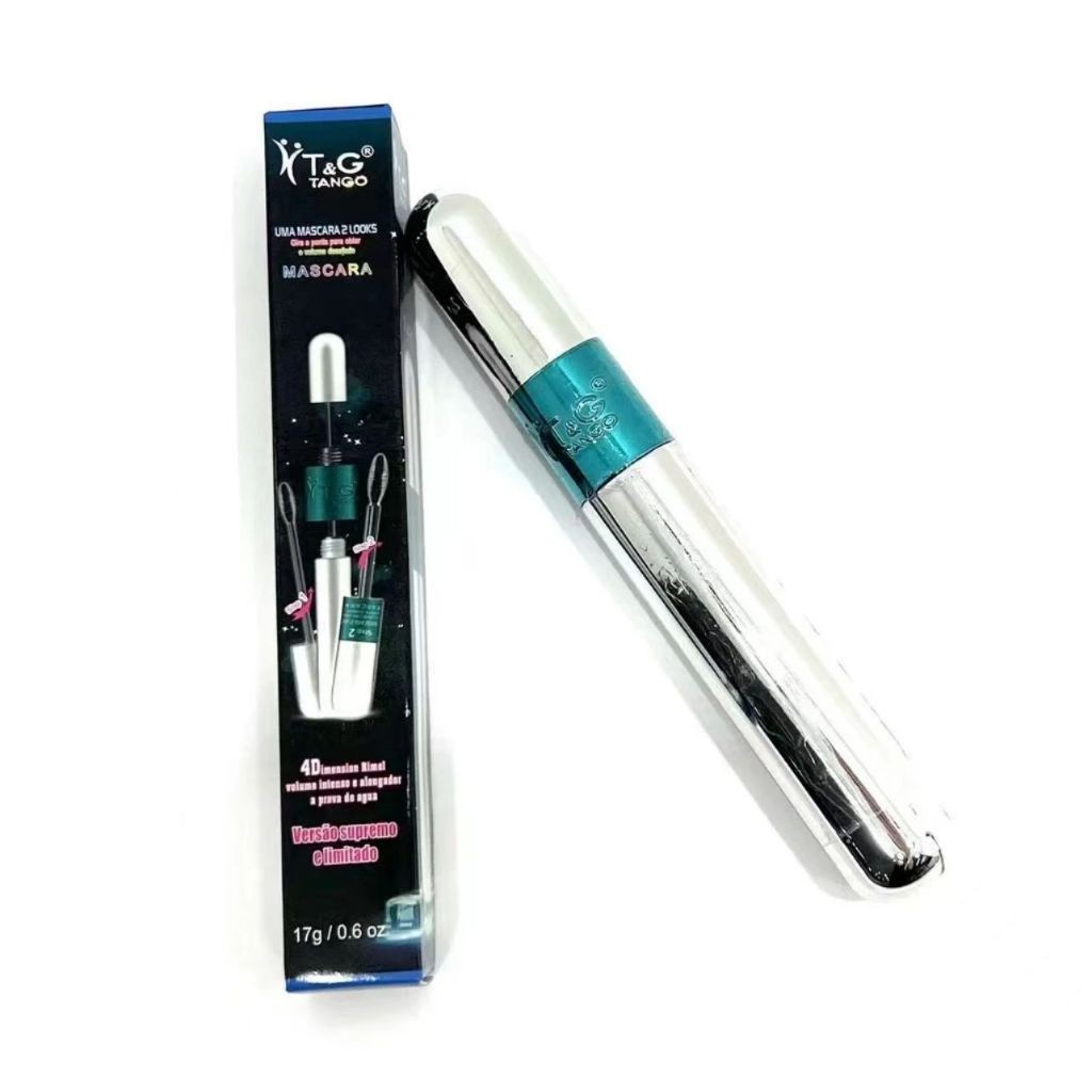 Kit1/3/5 NEW Estilo elegante e clássico De Rímel À Prova Dágua 4D Tango 2 Em 1 Preparar para envio