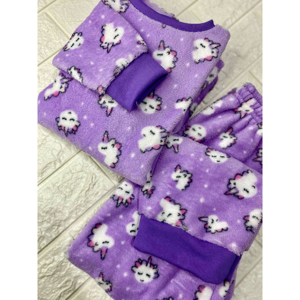Conjunto de Pijama Infantil Flecee – Ultra Soft Quentinho com Punho