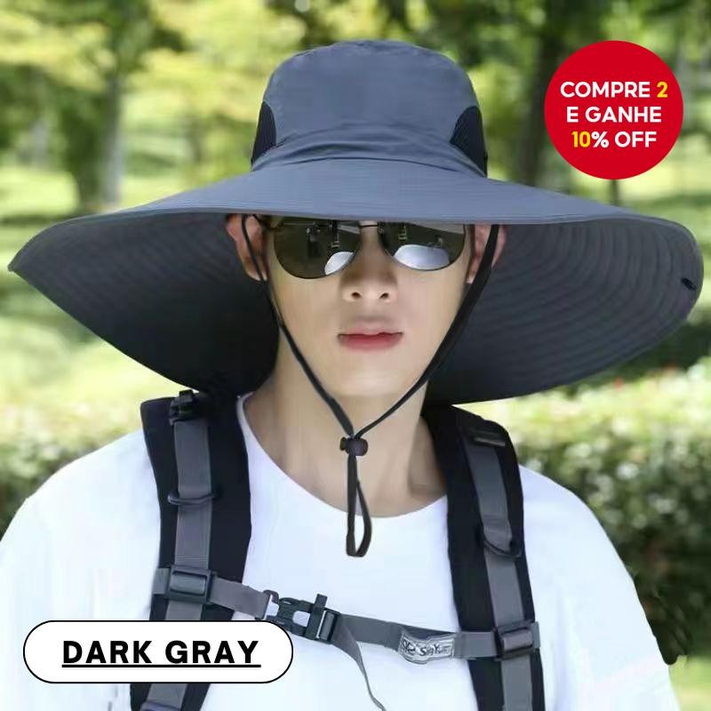 Chapéu De Sol De Aba Grande De Verão Ao Ar Livre , Caminhadas , Pesca , Viagens