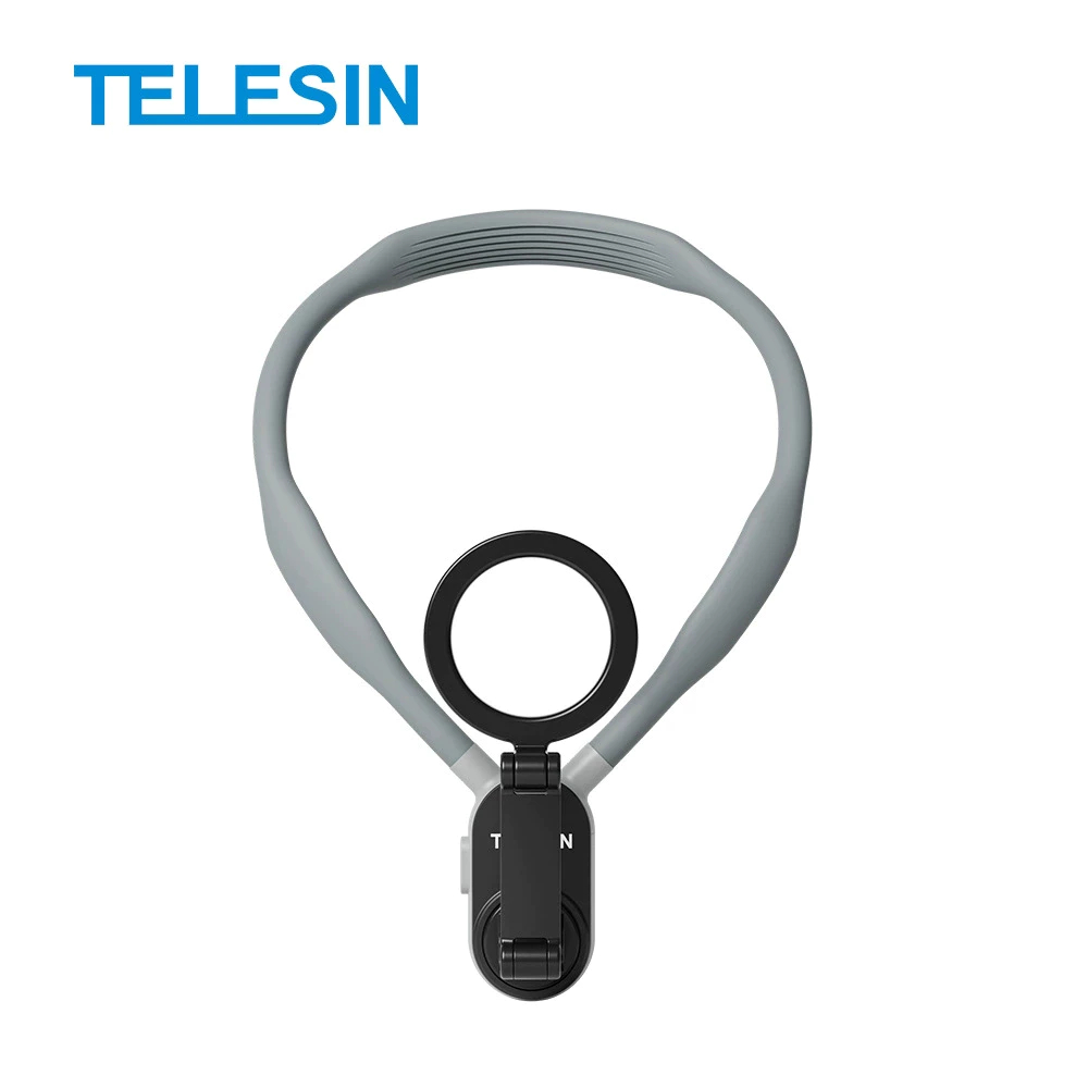 Suporte magnético de suspensão de pescoço TELESIN, adequado para celular MagSafe, liberação rápida,