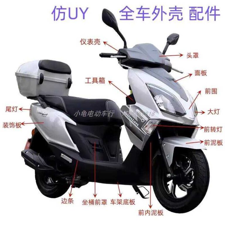 Imitação uy Scooter locomotiva escudo Mochijiang