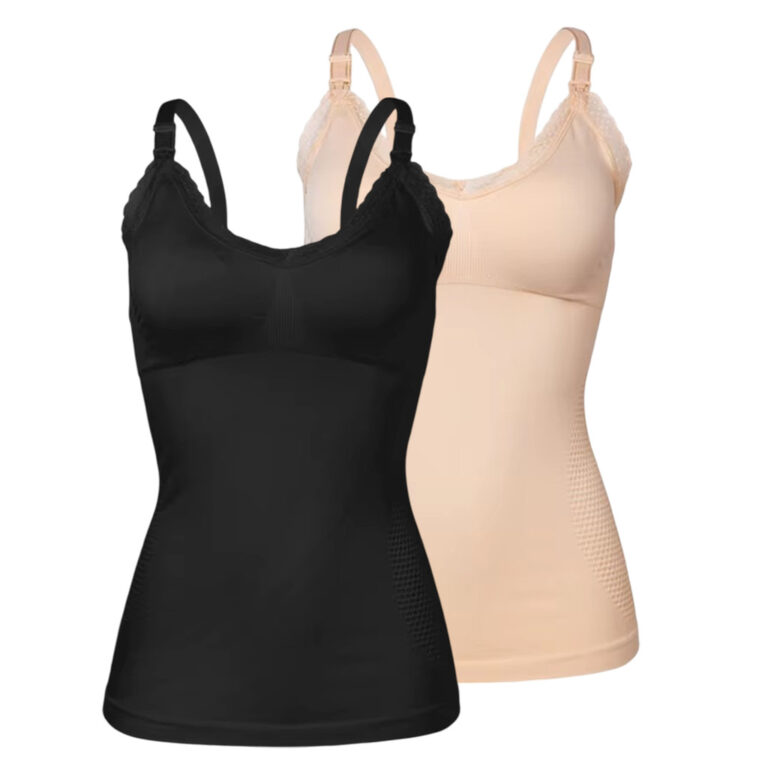 KIT 2 Regata De Amamentação Blusa Maternidade Bo