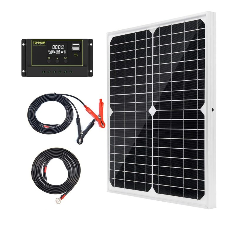 Kit Painel Solar 20W 12V Monocristalino Controlado