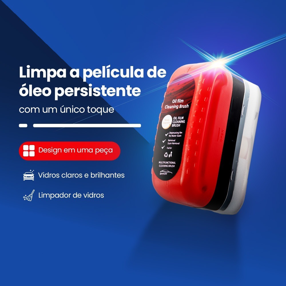 120ml  Limpador De Vidro Esponja Automotiva Escova De Limpeza Para-Brisa Óleo Filme Agente De Polime