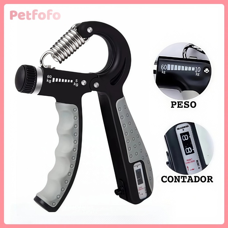 Hand Grip Profissional 5-60KG: Ganhe Força RÁPIDO para Musculação, Crossfit e Lutas
