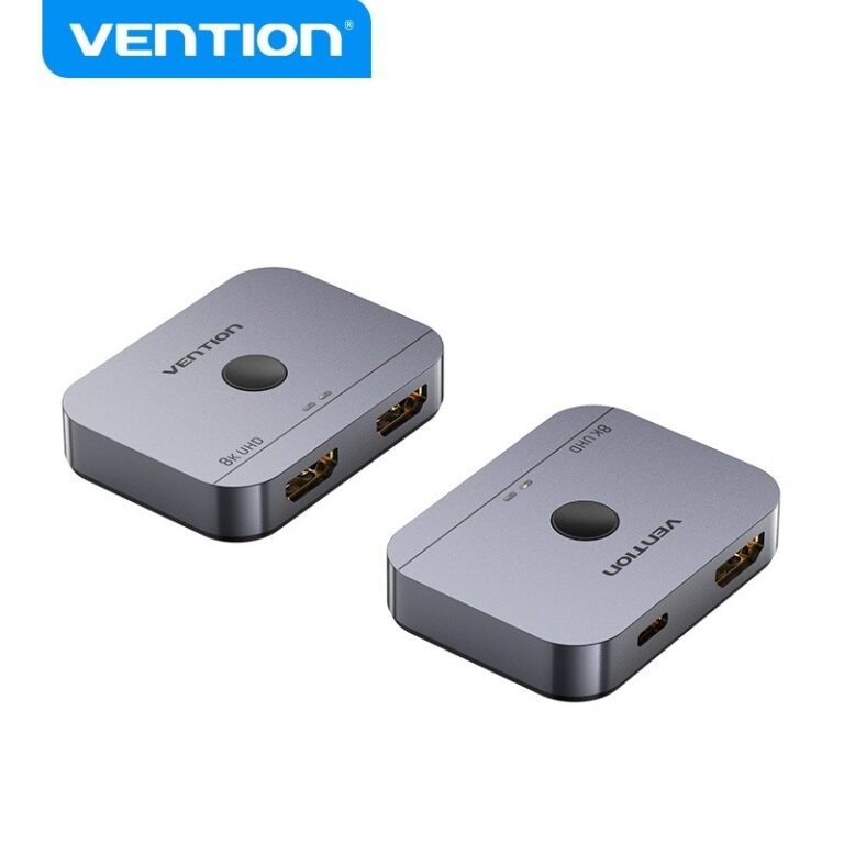 Vention 2 Portas Bidirecional 8K HDMI Switcher Tip