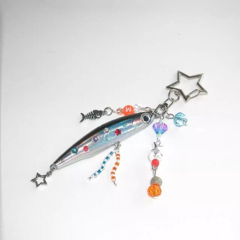 1Pc Amoroso Peixe Pingente Chaveiro Criativo Tinke