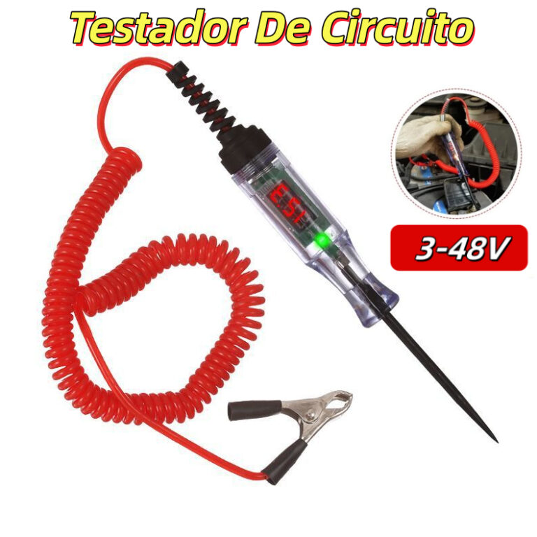 Testador de Luz Automotivo Digital LED 3V-48V com 