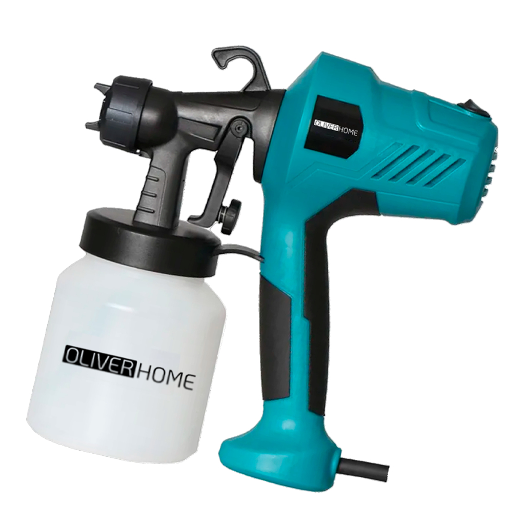 Pistola Elétrica Para Pintura Pulverizador de Tinta com Bico e Compressor 450w – OliverHome