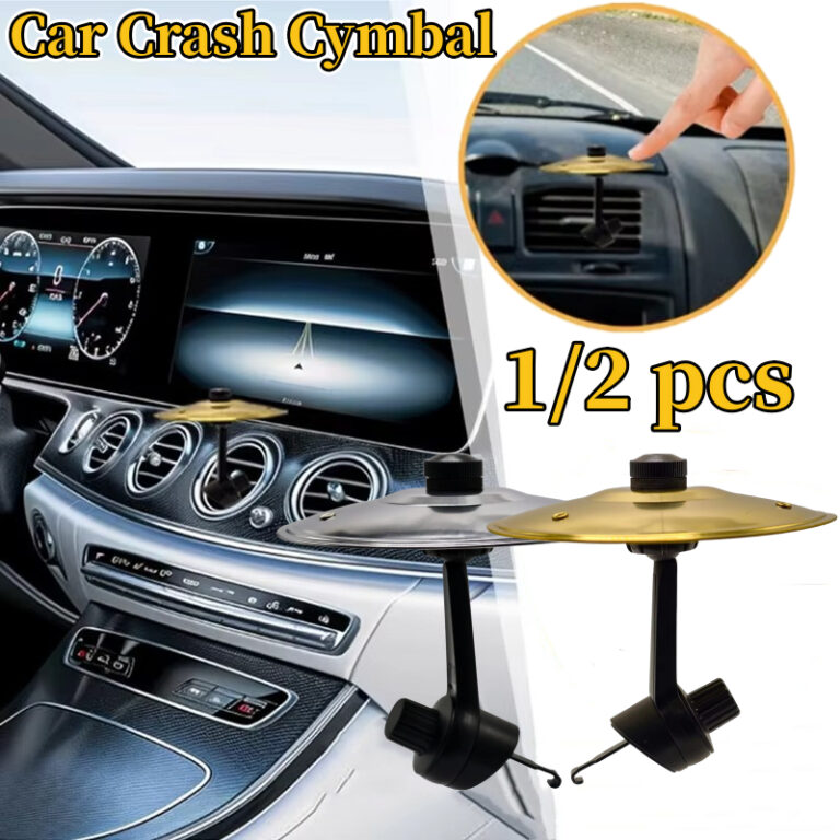 2 Pçs Carro Crash Címbalo Ventilação De Ar Min