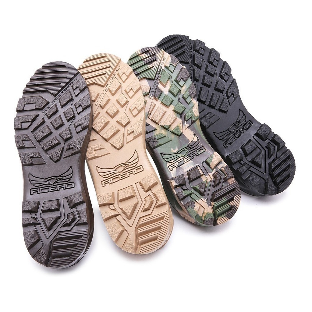 Solado Acero Super Resistente Antiderrapante Borracha