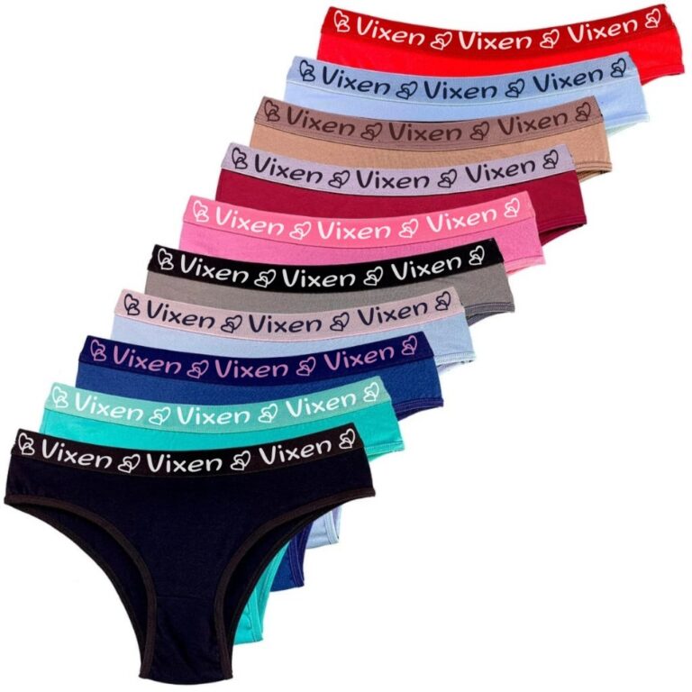 Kit 10 Calcinhas de Algodão Feminina Adulto Tanga