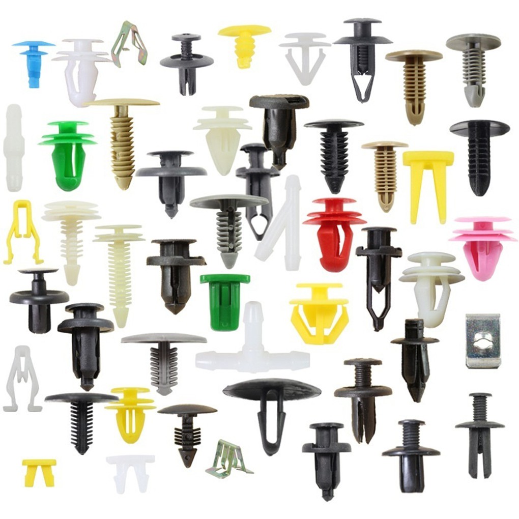 100Pcs Mistura Aleatória Universal Car Fender Clipes Plásticos Para Decoração De Interiores Fixador