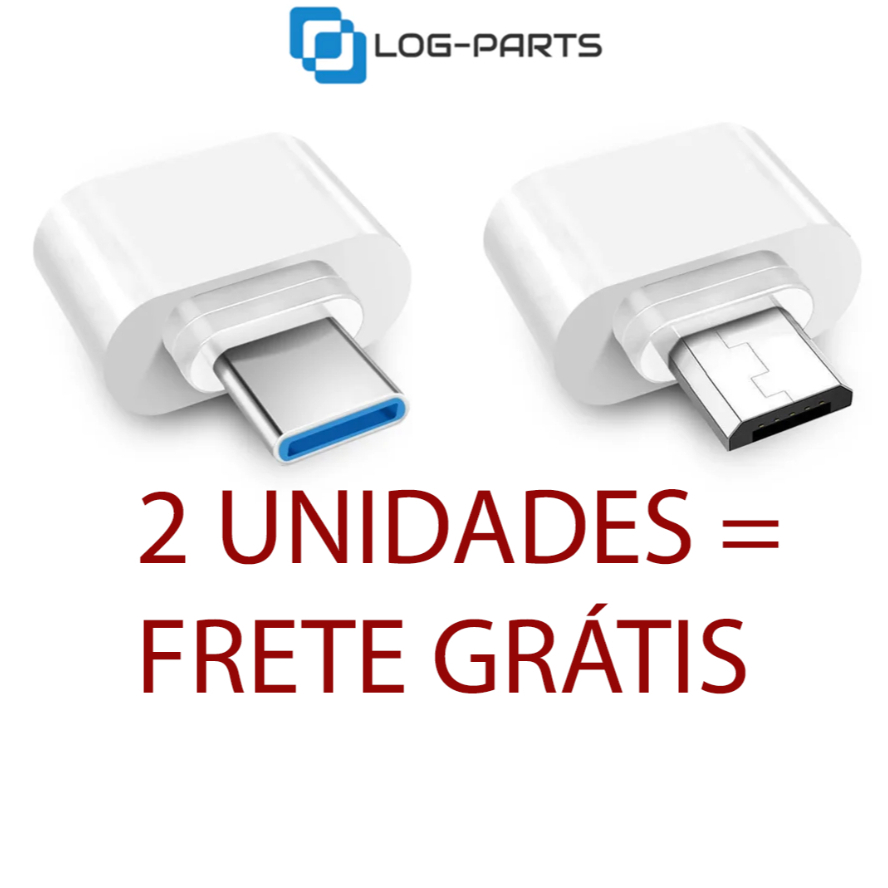 Adaptador OTG / Conversor USB Tipo C – Micro USB V8 Para Smartphone