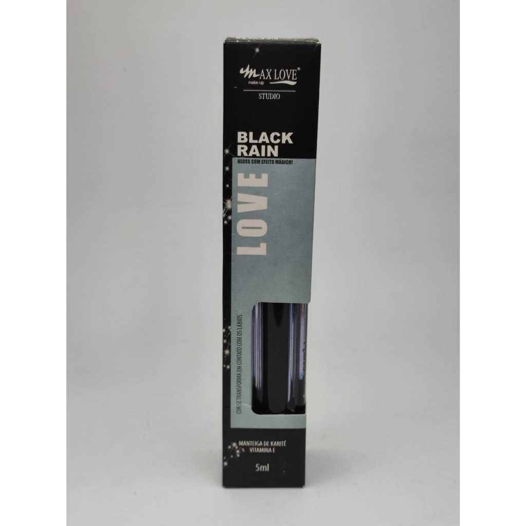 Gloss Efeito Mágico Black Rain (Hidratante e de textura leve) – Max Love