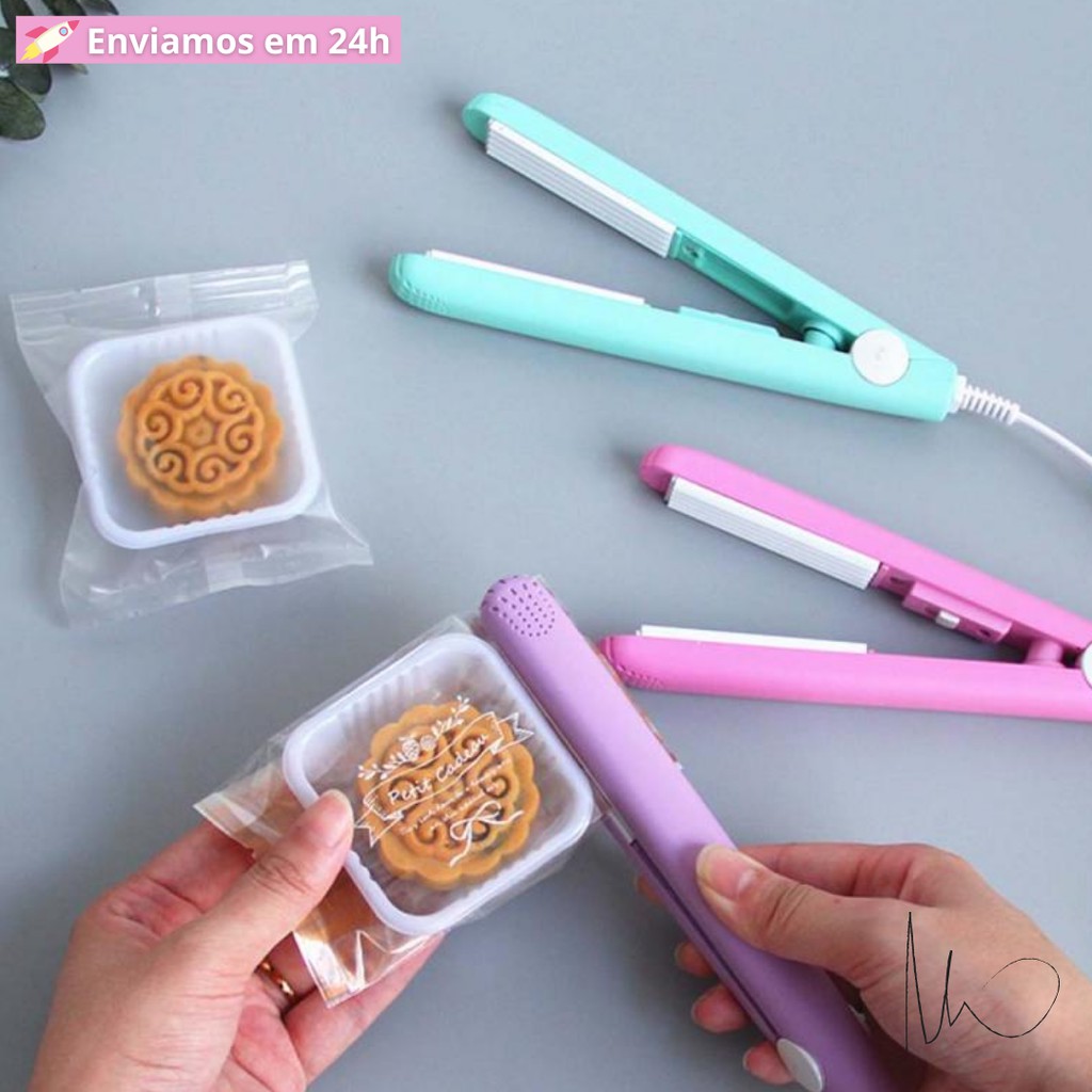 Mini Máquina Seladora de Alimentos Handheld Portátil Do Aferidor Do Calor Do Sacos