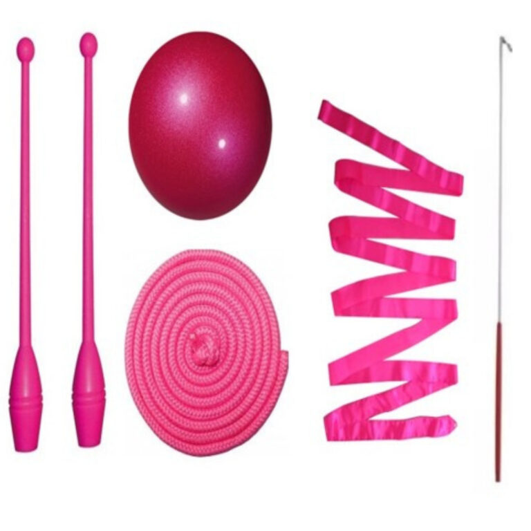 Kit Ginástica Rítmica Bola,maça,fita e corda