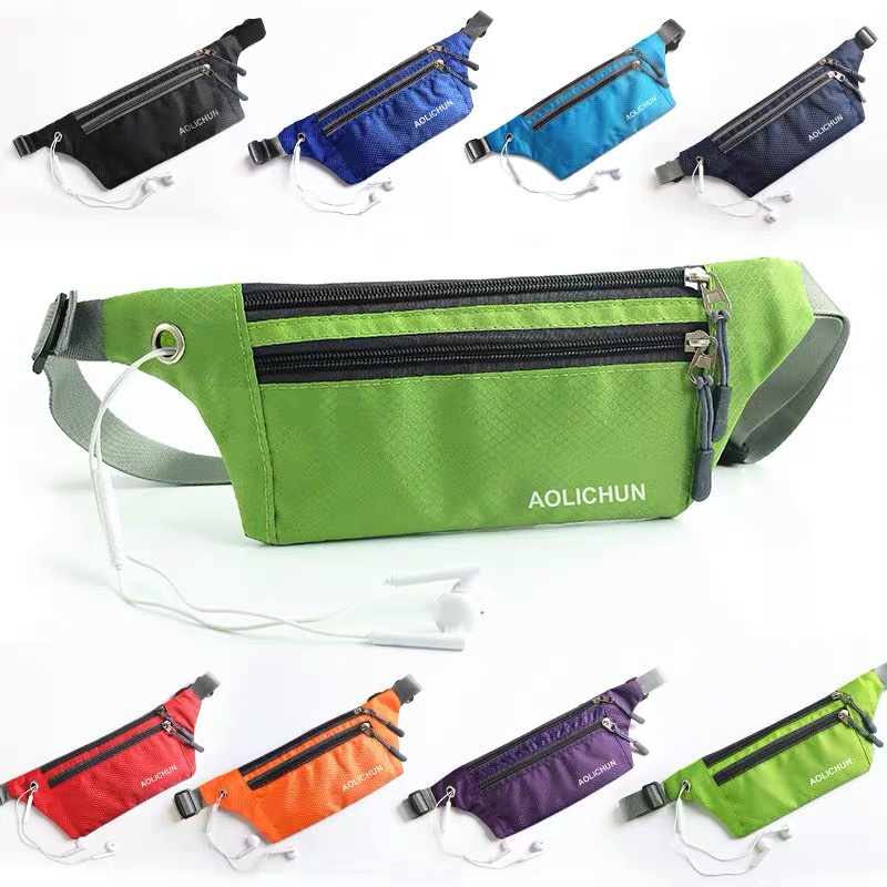 Kit 1 3 5 peças/Pochete Bolsa Impermeável Blogueira Fitness Esportiva Cabe Celular Corrida