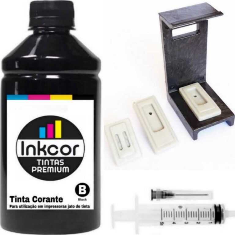 Tinta Inkcor para Recarga de Cartuchos Compativel 