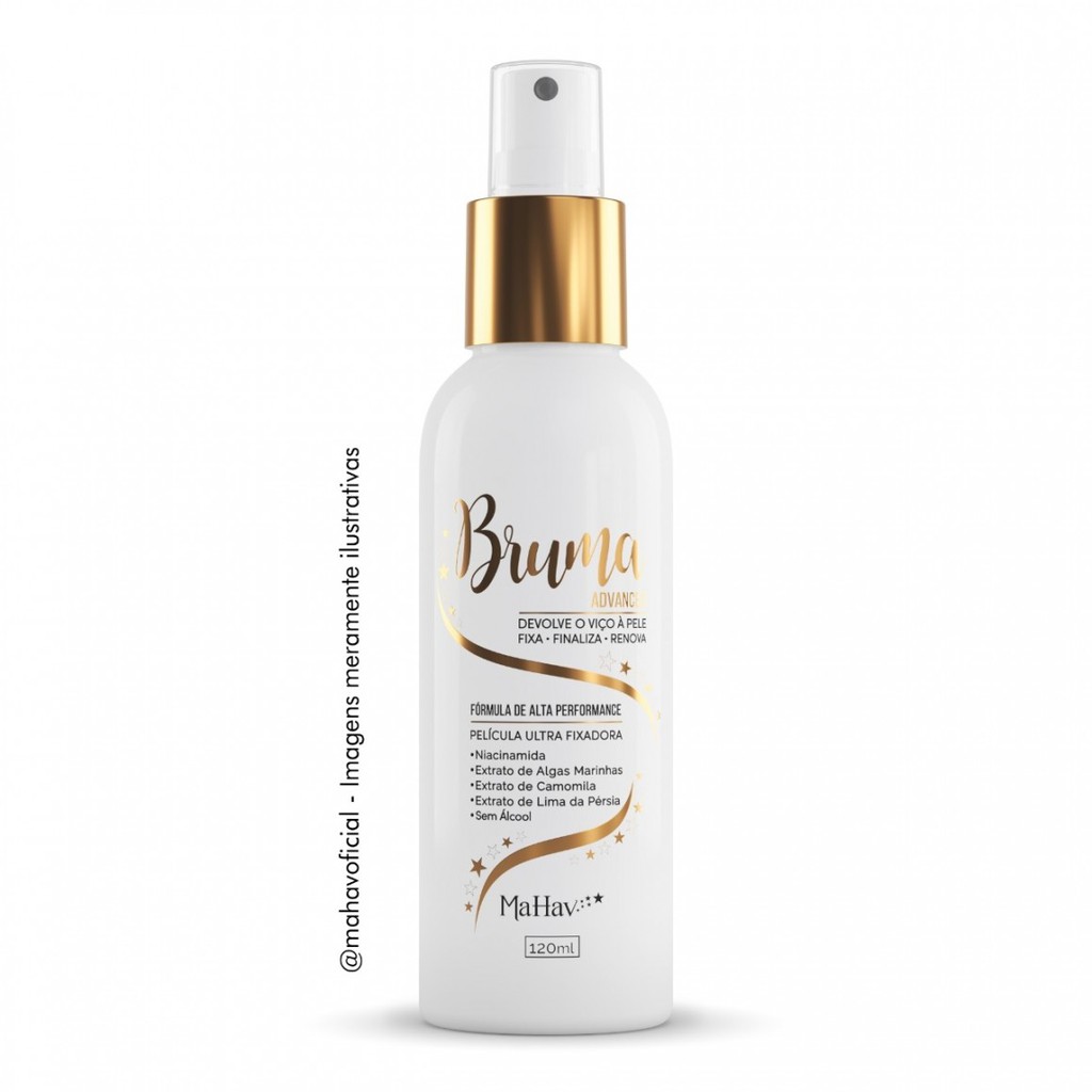 Bruma Fixadora e Secadora Advanced Mahav Spray 100 ml Nova Embalagem