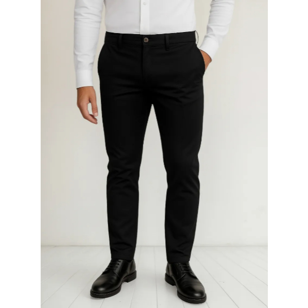 Calça Masculina Sarja Slim Fit C Lycra Várias Co