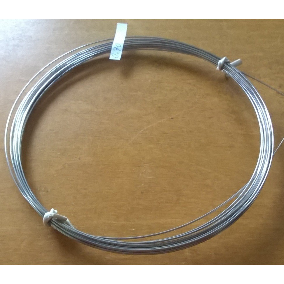 Arame Inox AISI302 AISI 302 Duro Para Mola 0,7mm – Rolo de 5 metros / 10 metros – Arame Aço Inox – A