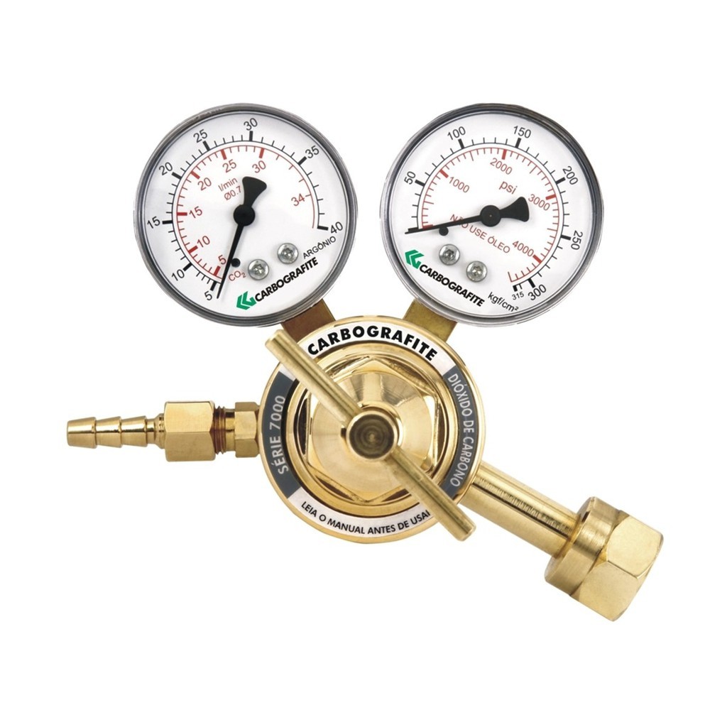 Regulador De Pressão Para Cilindro De CO2 Gás Carbônico Série 700 – Carbografite