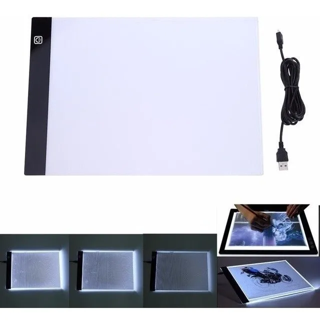 Mesa Prancheta Desenho Luz esenhA4 Do Led Branco U